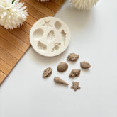 8-Piece Sea Shell Set Silicone Mould